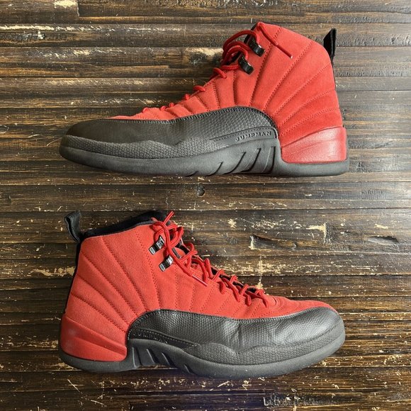 Nike Air Jordan 12 Retro "Reverse Flu Game" Red CT8013-602 Size 12 - Picture 2 of 7
